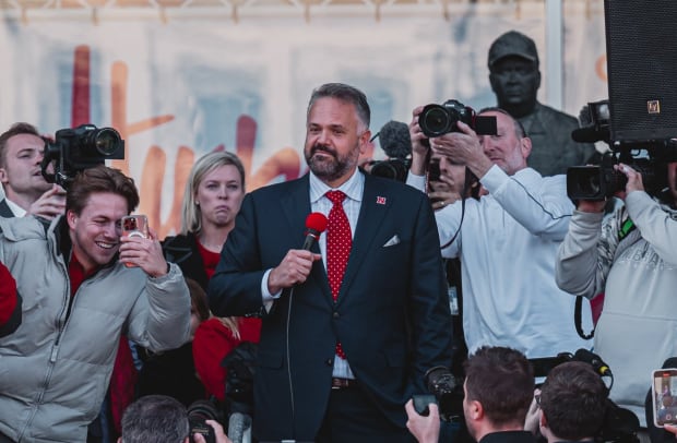 Matt Rhule arrival Memorial Stadium first day